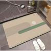 Light Luxury Crystal Velvet Floor Mat Household Non-slip Wear-resistant Tailoring Porch Floor Mat Dirty and Washable Entry Door Foot Mat