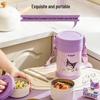 TAFUCO Sanrio Hello Kitty 2L 3-Layer Insulated Bento Box