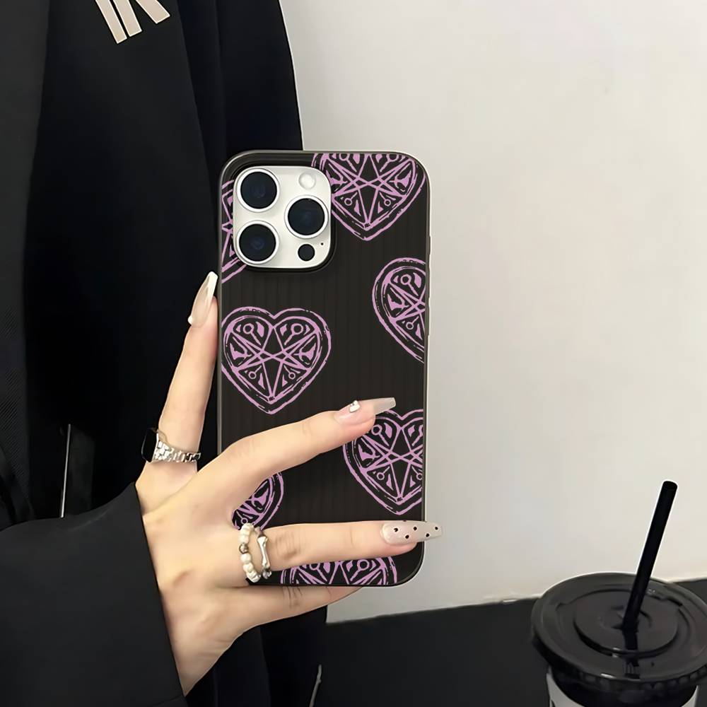 

B-Bring Me The Horizon BMTH Phone Case For IPhone 17 16 15 14 13 12 11 Pro Max Plus Corrugated Bumper Back Cover Shell iPhone 17 Pro