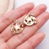 Star Moon Light Diamond Pendant Charm for DIY Jewelry Accessories