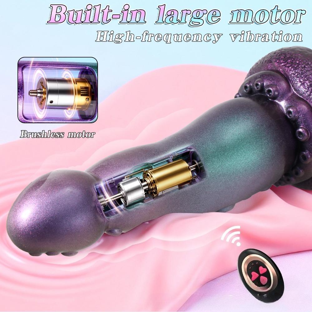 Realistic Thrusting Vibrator for Women - Silicone Dildo & Anal Plug, Remote Control, G-Spot & Dual Stimulation, Waterproof Adult Toy