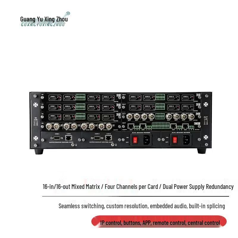 GY-HD1616 16x16 Hybrid Video Matrix Switch