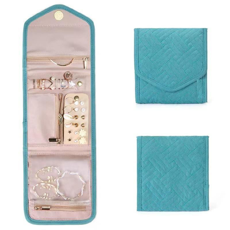 Portable Travel Jewelry Storage Bag For Storing Rings Earrings Bracelets And Necklaces. Multi-functional Jewelry Storage Bag