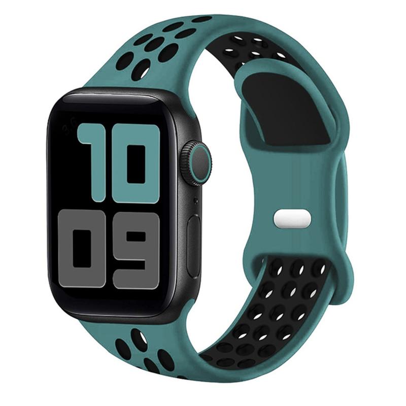 Silicone Strap for Apple Watch Band Ultra2 49mm Series 9 8 7 41mm 45 Mm 38mm 42mm Sport Bracelet iWatch 7 6 SE 5 4 3 44mm 40mm