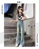 Girls' Denim Flare Pants - 2025 Spring/Autumn Casual Jeans for Big Kids