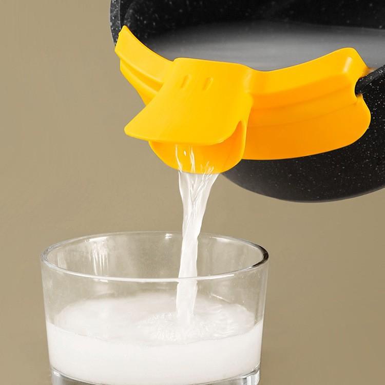 Cute Duck Edge Pot Round Mouth Clampable Drain