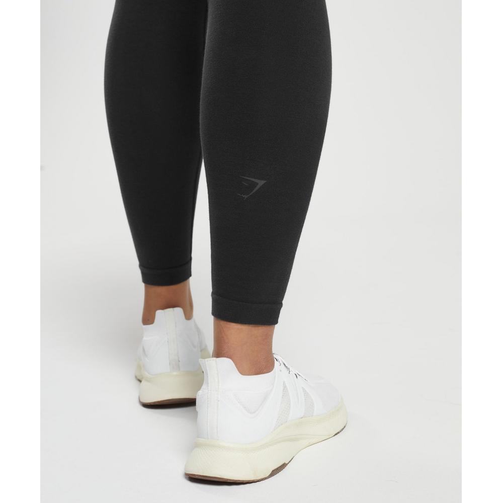 Buy Gymshark Cotton Seamless Leggings Black B8a5c Bb2j at
