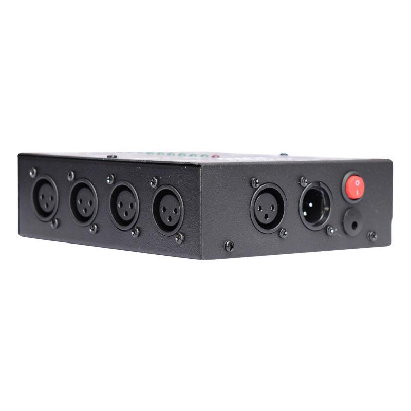 Amplificator și Distribuitor de Semnal Wireless DMX512 cu 8 Canale pentru Lumini de Scenă