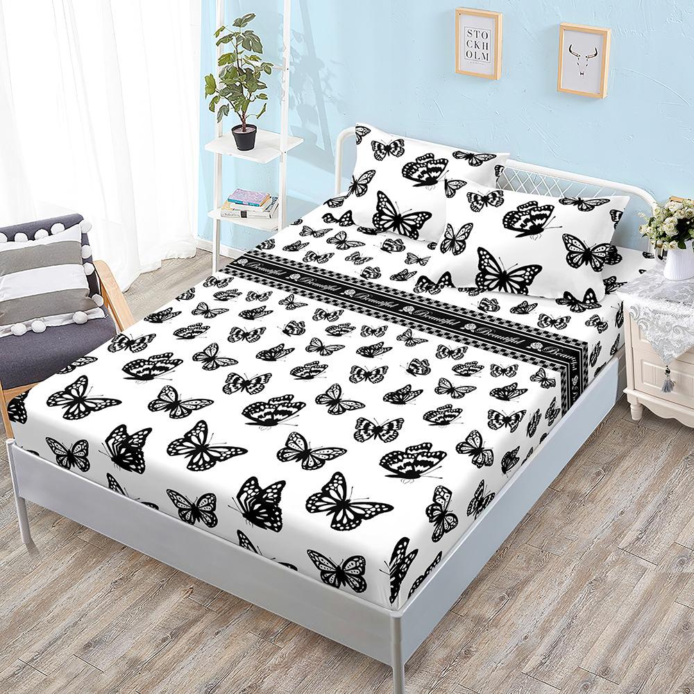 Three-Piece Mattress, Butterfly Mattress, Mattress Protective Cover, Dust-Proof And Non-Slip Sheets Are All Inclusive.