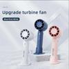 1Pc Portable Hand Fan Air Fan Cooler Outdoor Electric Fan Portable Air Conditioner Mini Cooler Cooling USB Rechargeable Cold Fan