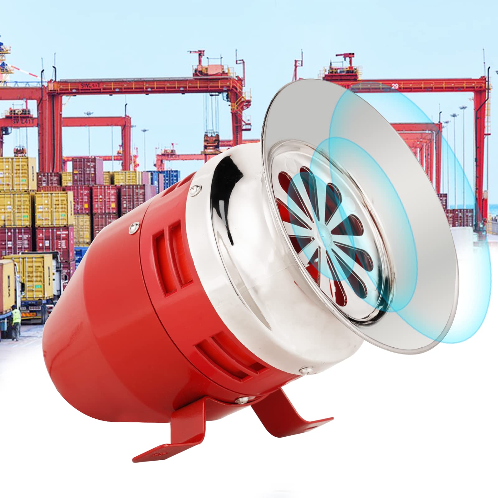 

YJINGRUI Security Моторная сирена для безопасности объекта Мини-сигнализация безопасности Громкая 130 дБ Воздушная сирена Сирена, Сирена, Зуммер, Сирена, Сигнализация, Мотор, Зуммер, Сигнализация, 110 В,