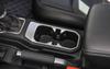 Compatible with Jeep Wrangler JL 2018+, Front Water Cup Trim Frame, Drink Holder Decorative Frame, JL Accessory, Stylish ABS Silver
