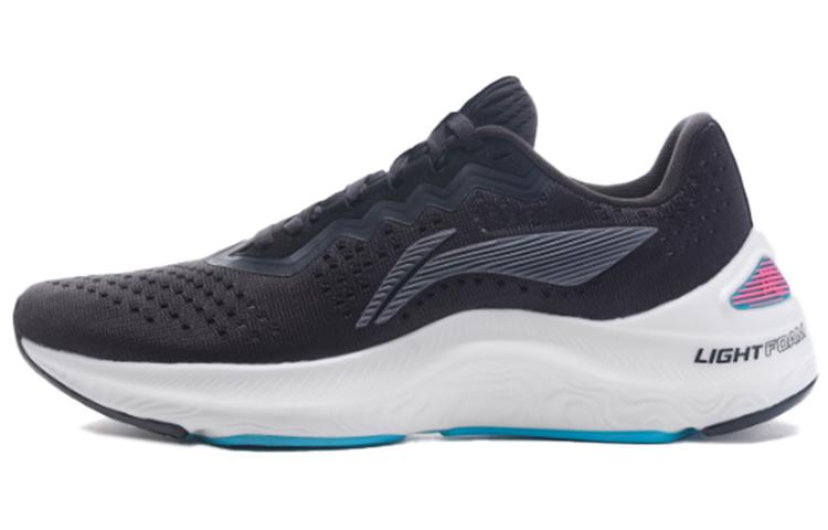 Li Ning Женские низкие кроссовки для бега с нескользящей и износостойкой подошвой Черные ARHQ068-3 35.5