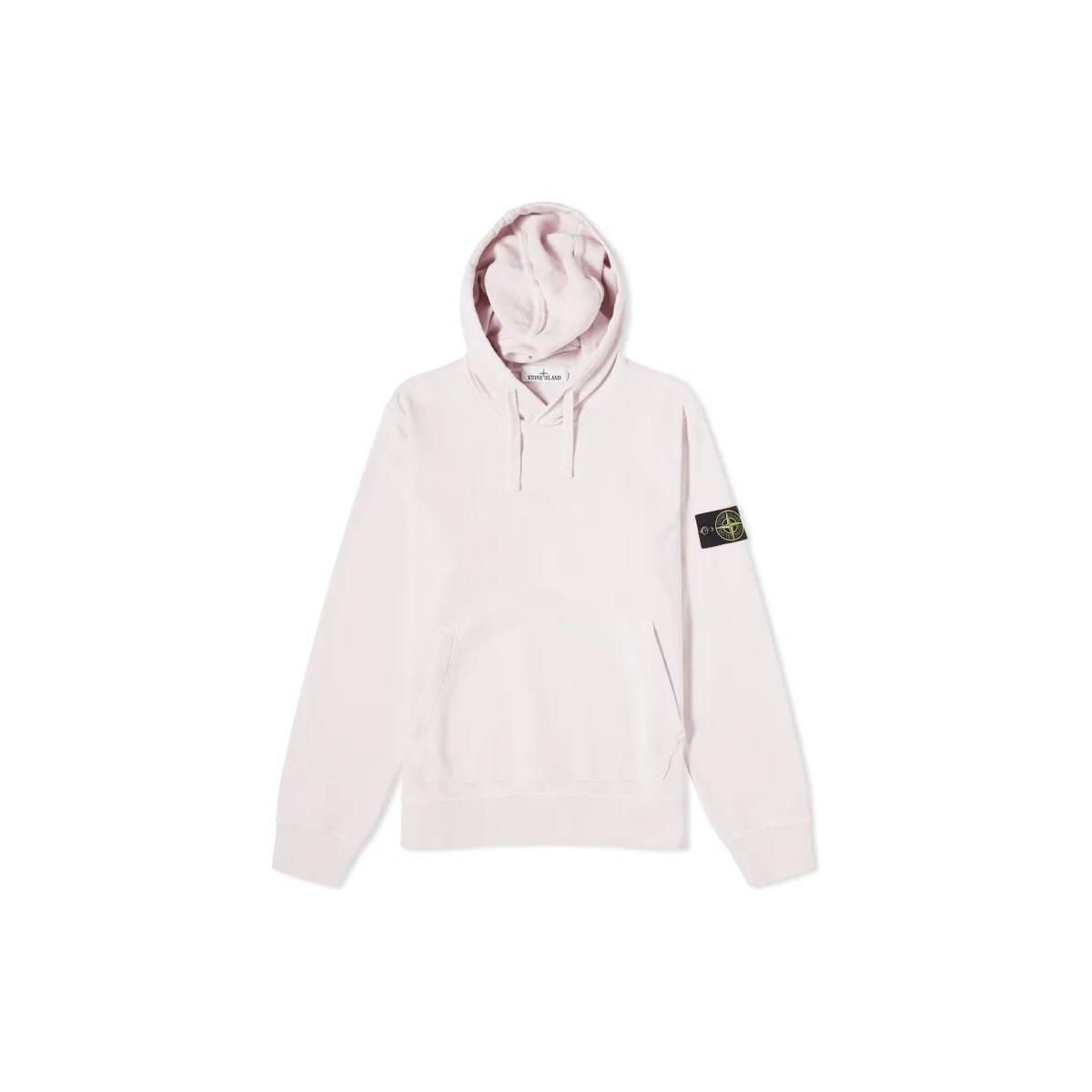 

STONE ISLAND Толстовка с капюшоном с логотипом, унисекс, розовая 801564151-V0080 S
