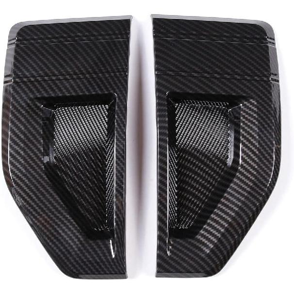 Door Front Side Fender Vents Air Outlet Cover Trim Compatible with Ford Maverick 2022-2025, Car Exterior Decoration Accessories (Carbon Fiber