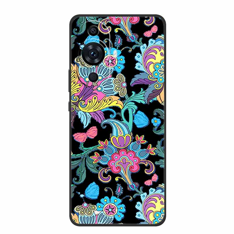 Funda For Huawei Nova 12s Case Cute Cartoon Cat Black Silicone Soft Back Cover Case For Huawei Nova 12s Case Nova12s 12 S Coque