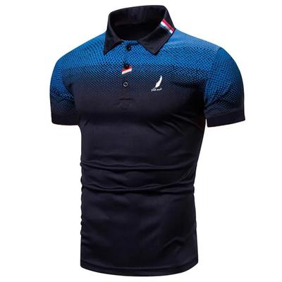 Sommer Herren Golf Poloshirt Herren Revers Kurzarm Lässig Sport Polo