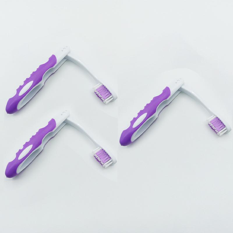 Hygiene Oral Portable Disposable Foldable Travel Camping Toothbrush Hiking Tooth Brush Tooth Cleaning Tools Folding Toothbrush