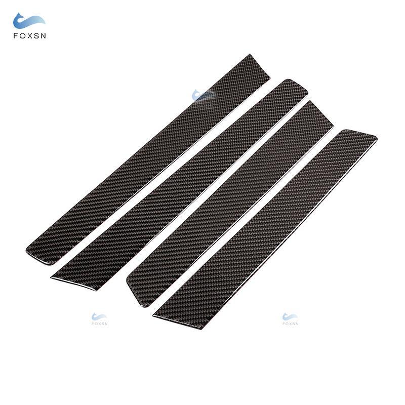 For VW Touareg 2011 2012 2013 2014 2015 2016 2017 2018 Carbon Fiber Car-Styling Interior Window Door Panel Sticker Cover Trim