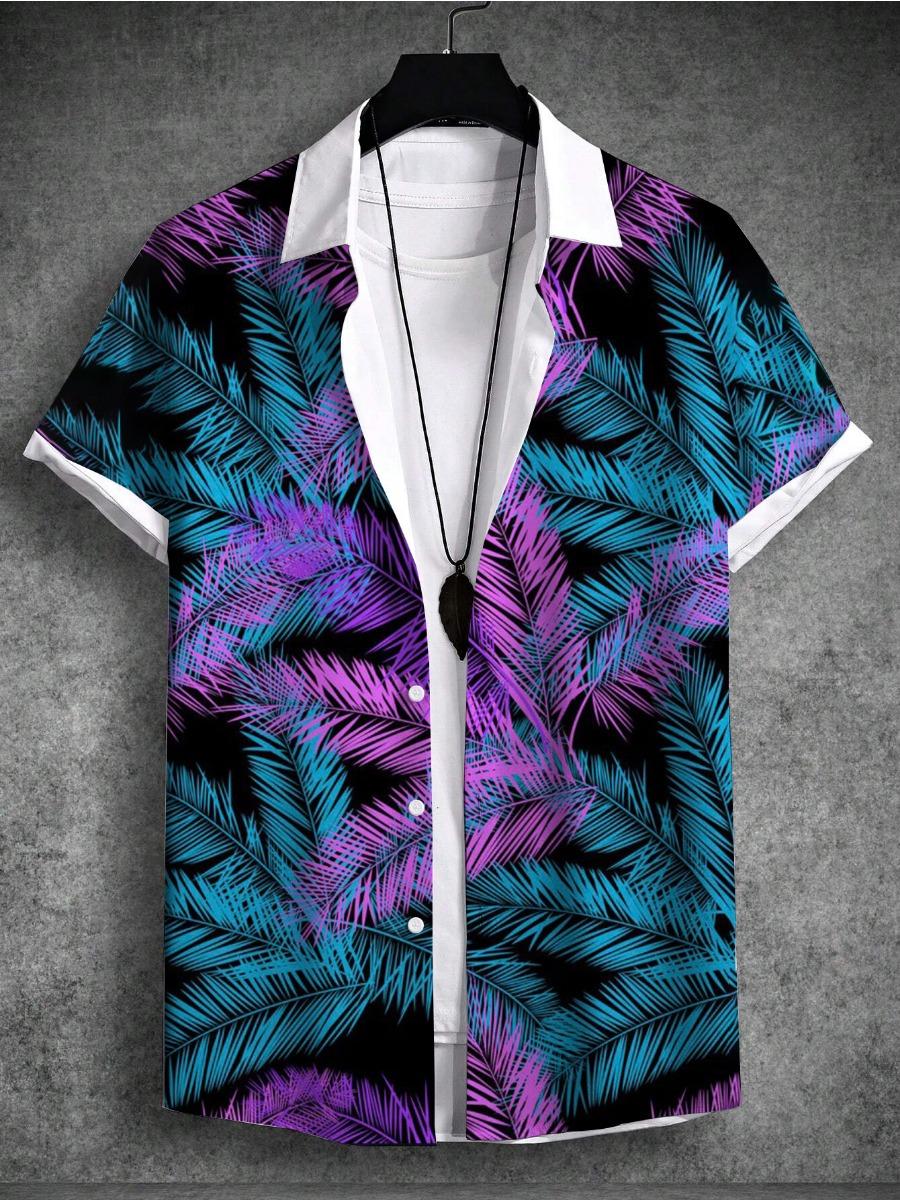 

Летняя мужская футболка с 3D-принтом, тропический гавайский пляж, отпуск, растение, кокосовая пальма, футболка с коротким рукавом, тянущаяся в 4 стороны ткань 5XL