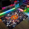 Manchester United Design Kristall Samt Teppich Gemütlich Nicht?Rutschfester Teppich mit Aufdruck für Schlafzimmer Wohnzimmer Eingang