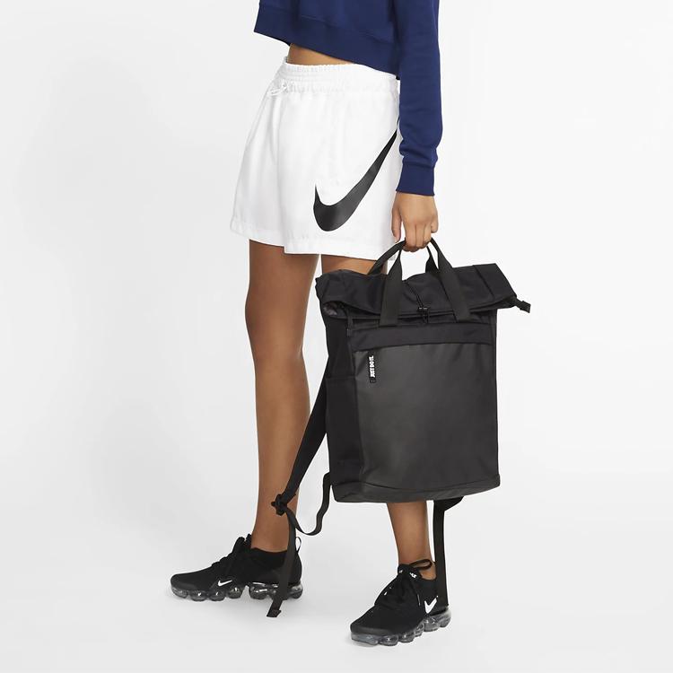 Nike Polyester Backpack Regular Unisex Black BA5529-010
