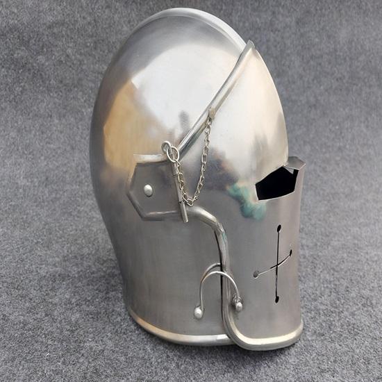 Medieval Barbuta Visor Helmet LARP Cosplay, Costume Halloween
