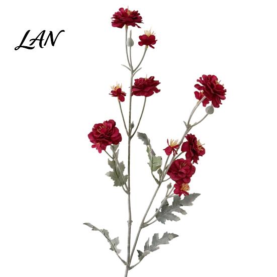 Silk Flowers for Interior Styling Artificial Camellia Flowers, Faux Floral Arrangement with Realistic Petals And Decorative Stems Home Adjustable