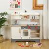 Children'S Wooden Ins Wind Simple Wind, Simulated Large Kitchen Utensils, Playing House Baby Interactive Cooking Toys