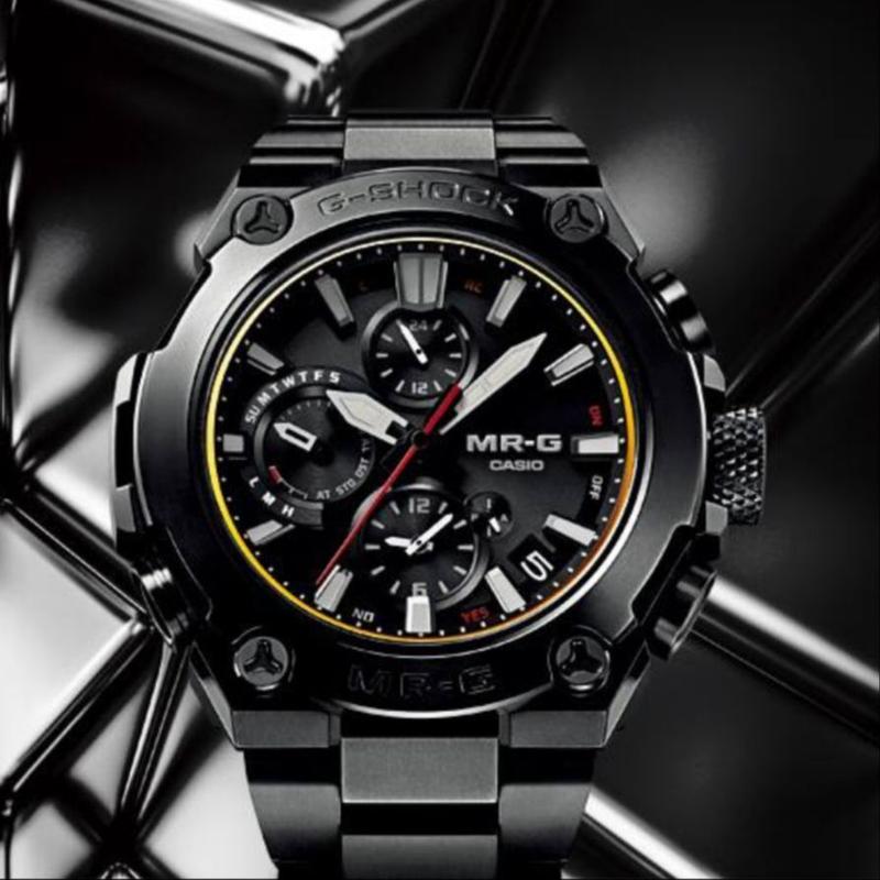 Casio MR-G series G-SHOCK series Six-station radio wave Bluetooth connection Smart sports waterproof and shockproof watch Quartz MRG-B1000B-1ADR