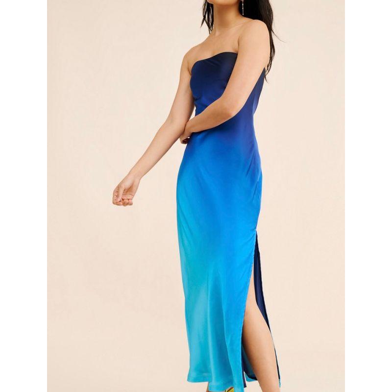 

Французский стиль Аура Обертывающий Королевская Сестра Фан Тай-дай Принт Чай Хаки Соль Стиль Отпуска Разрез Длинные Ноги Комбинезон Длинное платье Blue Tie-Dye M