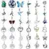 European 925 Silver,Butterfly,Hummingbird,Tree,Bead Pendant,Original Bracelet DIY Accessories Exquisite Jewelry