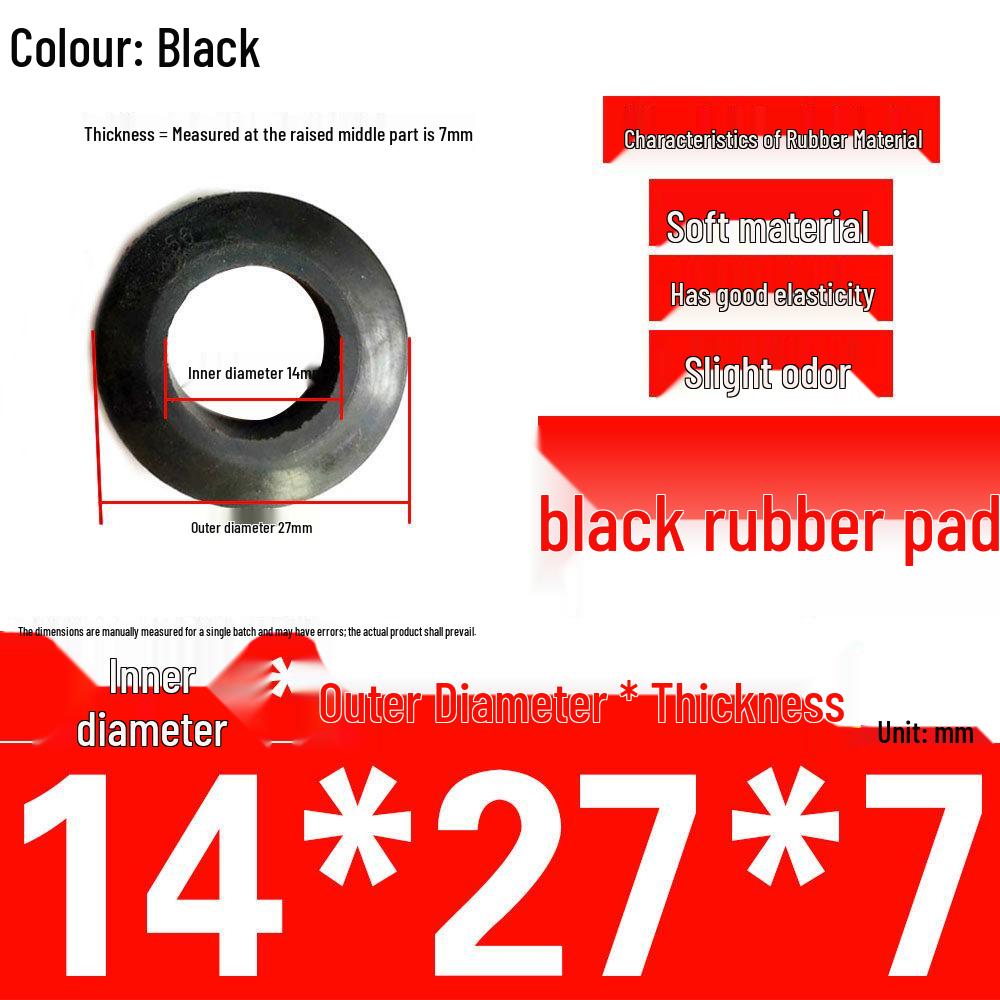 Polyurethane Shock-Absorbing Rubber Cushion with Backrest Pin and Elastic Sleeve