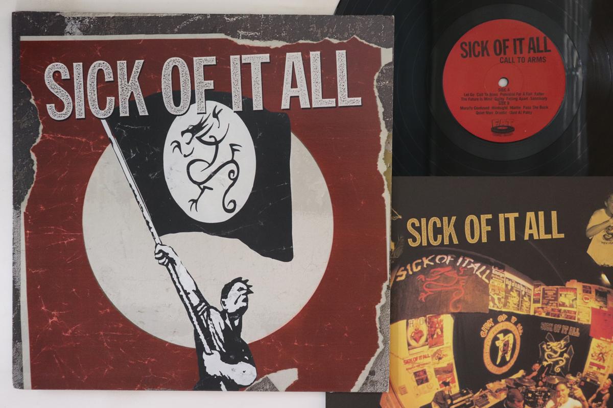 

LP Record SICK OF IT ALL Call To Arms FAT5821 FAT WRECK CHOR 1999 US Rock Used