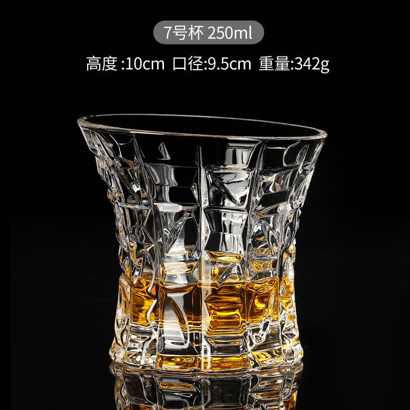 Whiskey Glass Cup Beer Wine Crystal Wine Glass Cups for The Home Bar Party Hotel Restaurant Wedding Cup Table Decor 2025 New