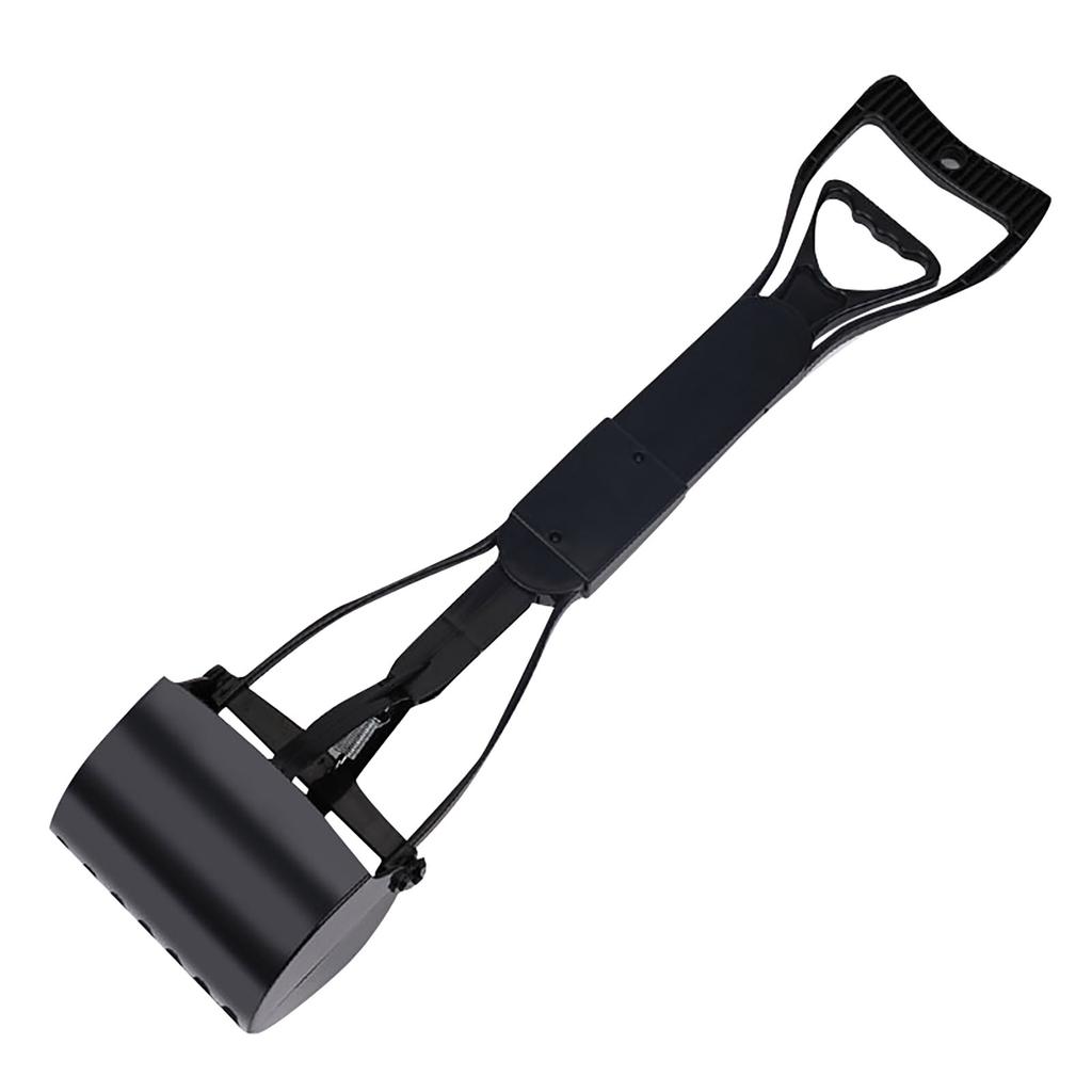 Faltbarer Haustier-Toilettenhalter mit langem Griff, Kotklammer für Hunde, Kotschaufel, großer Hunde-Toilettenhalter