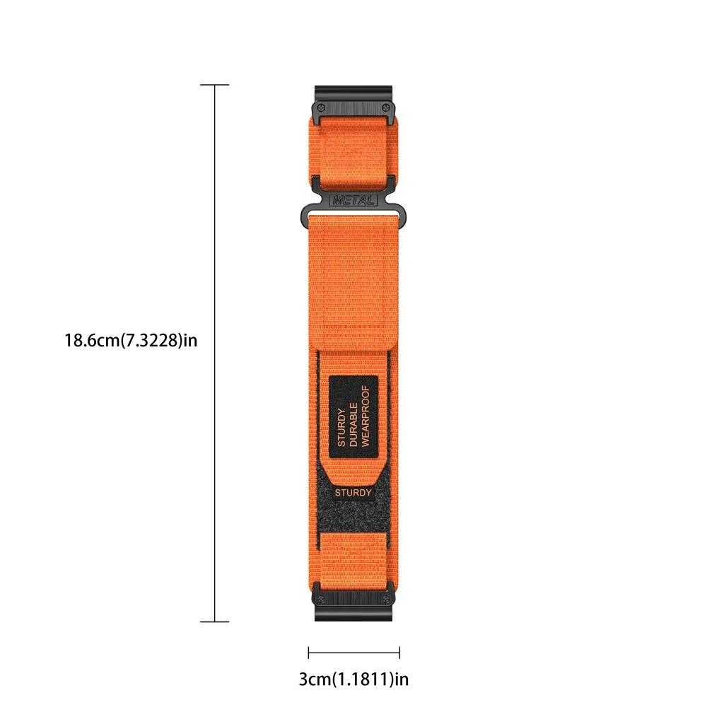 Cinturino in Nylon QuickFit 22mm 26mm per Garmin Tactix 8 7 Pro Delta Bravo Cinghie Quatix 8 7X Solar 7 6 5 Zaffiro Instinct 2X Braccialetto
