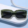 New Retro Square Sunglasses For Women Men Fashion Transparent Frame Glasses Eyewear Male Shades UV400 Rivets Eyeglasses