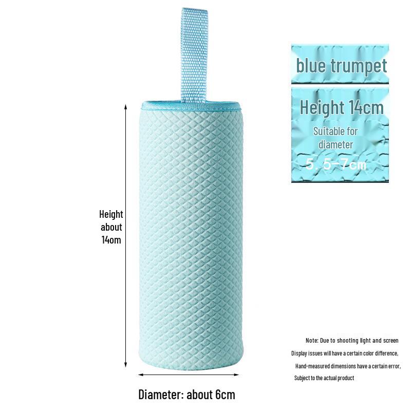 

2025 Зимний утепленный рукав для стеклянного стакана с ромбовидным узором – Нескользящий, противоударный, термостойкий.