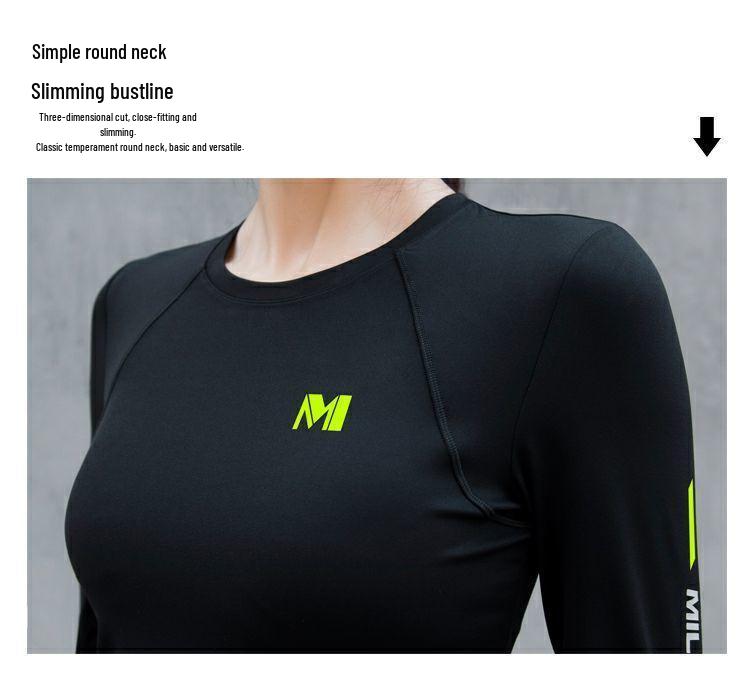 Women's High-End Autumn/Winter Yoga & Running Sportswear Set - Long Sleeve