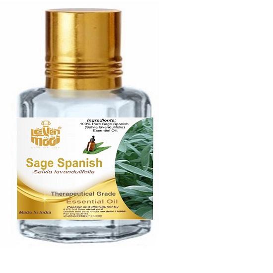 

Levenmooi Sage,Spanish (Salvia lavandulifolia) Pure & Natural Therapeutic Grade Essential Oil Glass 5 ml