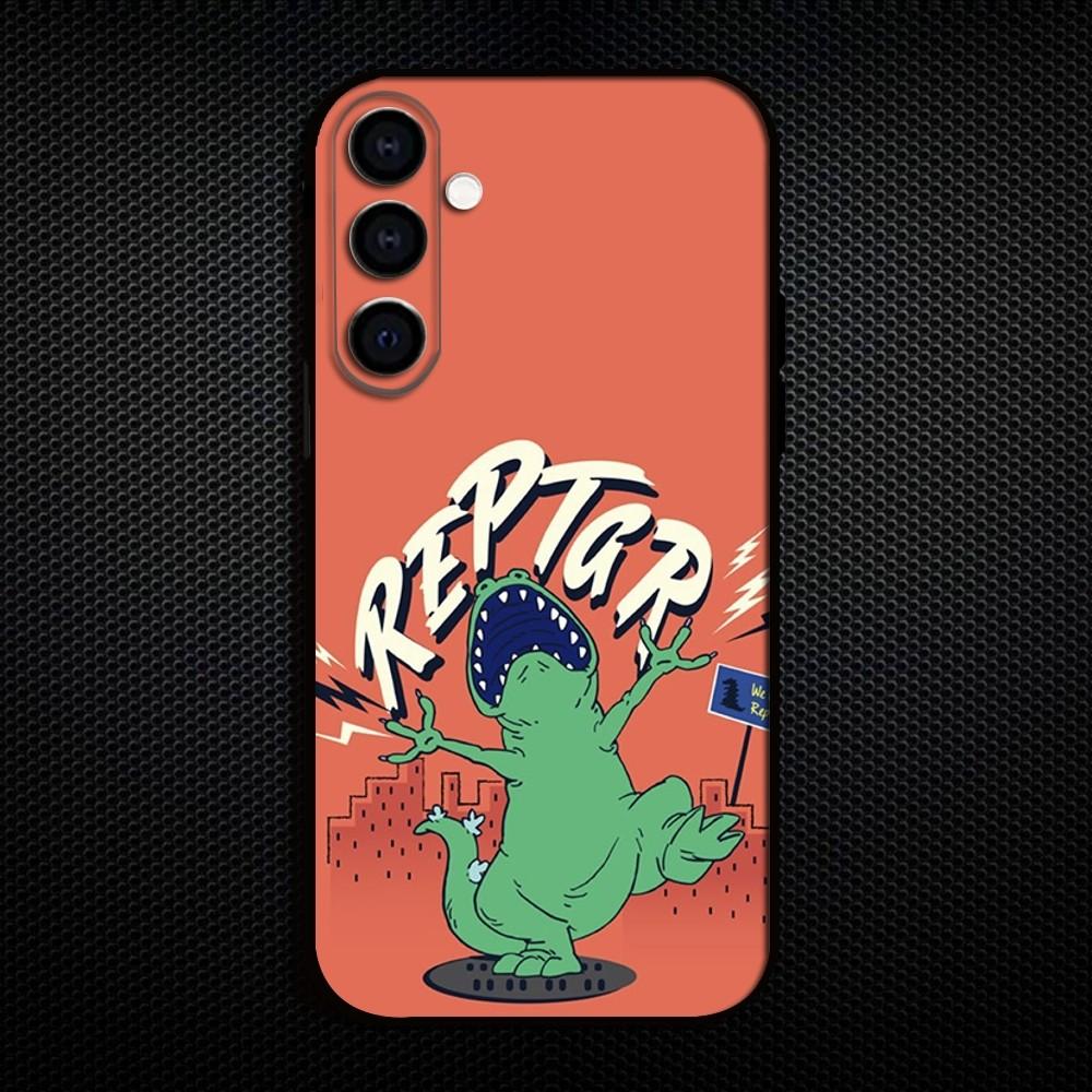 Cartoon R-Rugrat F Phone Case For Samsung Galaxy A73/A72/A71/A70/A53/A52/A51/Others Soft Black Shell