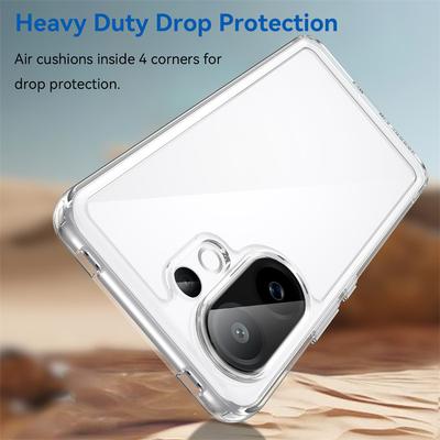 For ViVo V60 Case ViVo V60 T4 Pro Cover TPU Border Acrylic Backplane Durable Bumper Protective Phone Cases On ViVo T4 Pro Funda