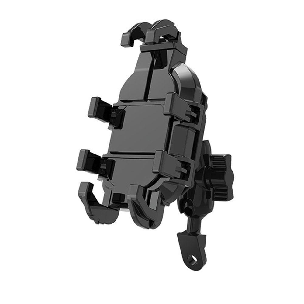 Eight Claw Fixed Motorcycle Phone Holder 360° Rotation Navigation Stand  Rear View Mirror