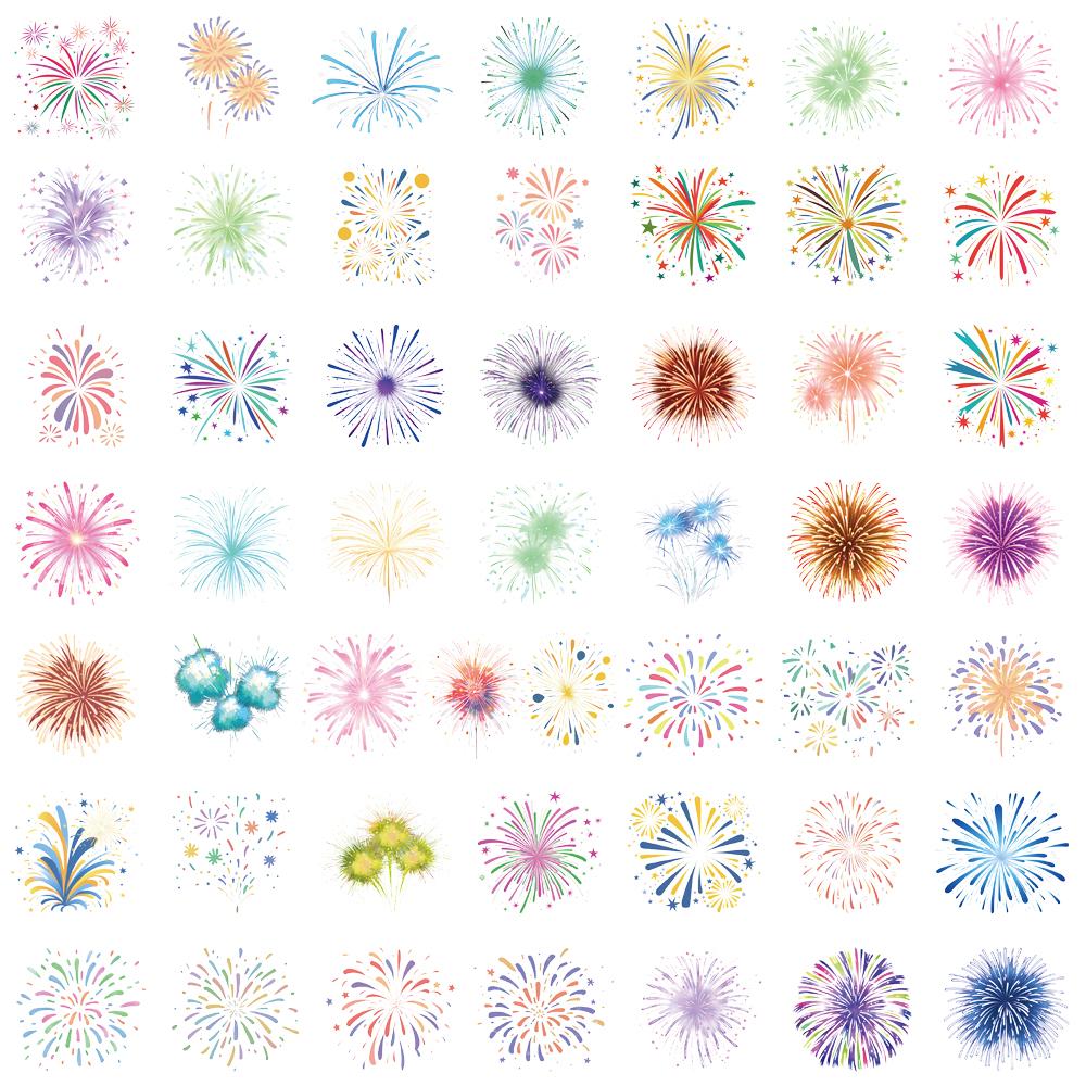 

50PCS Flower Stickers Laptop Scrapbooking Family Cafe Room Scrapbooking Creative Cafe Living Landscape Creative Sticker