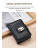 2025 Women's Genuine Leather Short Wallet - Multi-Card Slot, Large Capacity, Coin Purse, Cowhide, Korean Style, Buckle Closure.