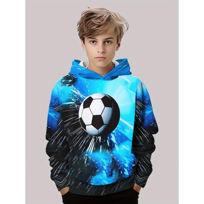 Kinder Herbst und Winter 3D-Druck Kapuzenmode Trendig Vielseitig Atmungsaktiv Lässig Kapuzenpullover & Sweatshirts (Jungen)