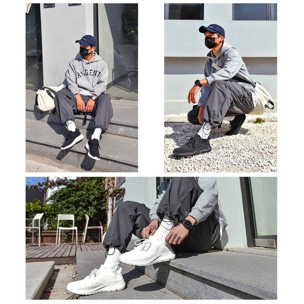 KIMHYOO Running Walking Popular Athletic Jogging Thick Casual Shoes Men's Shoes, Shoes, Shoes, Shoes, Fashionable, Sole, Lightweight,