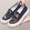 Fashion 2025 Fashion Women's Shoes Summer Women's Casual Shoes Color Blocked Versatile Breathable Lightweight Canvas Shoe