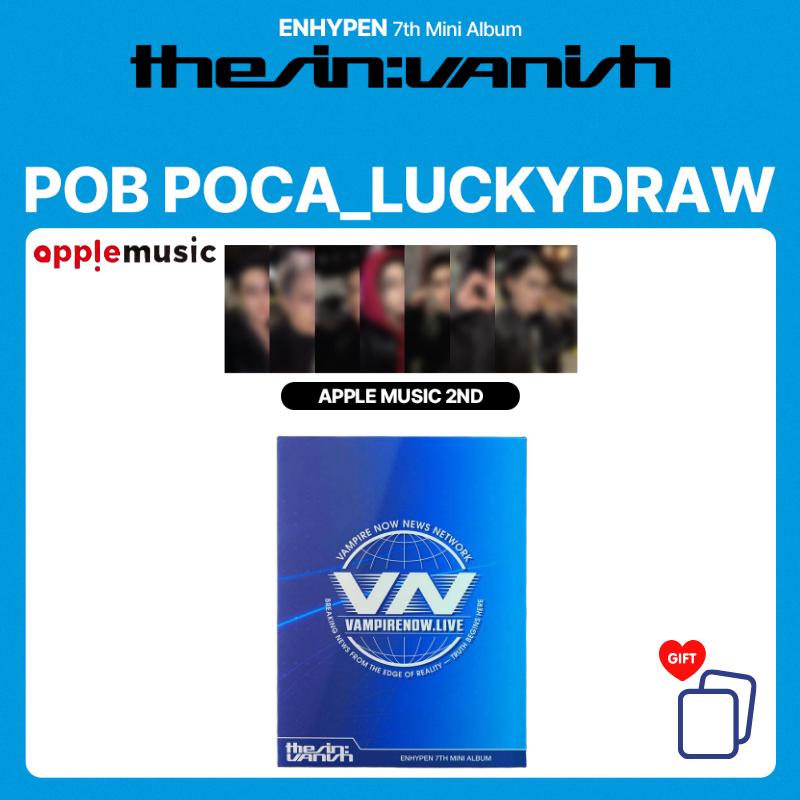 

ENHYPEN THE SIN : VANISH Weverse Albums версия. Официальный розыгрыш Apple Music с включенной фотокарточкой Lucky Draw Photocard (Random)